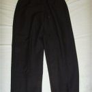 Womens Waist Size 32 Haberdashery Black Dress Pants