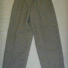 Womens Size 8P Briggs Black & White Plaid Dress Pants