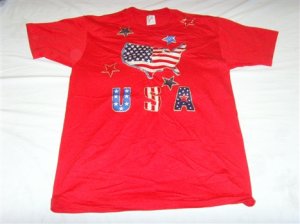 Women's Size Large 50/50 Heavyweight Jerzees T-Shirt