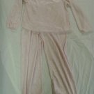 Girl's Size 14 Two Piece Pink Velour Pajamas
