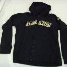 Men's Size Medium Machine Black Hooded Sweat Jacket