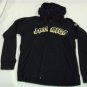 Men's Size Medium Machine Black Hooded Sweat Jacket