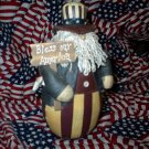 Uncle Sam Canvas Bless Our America