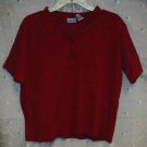 Women's Size M Cabin Creek Red Shirt