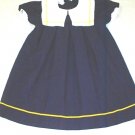 Girls Size 6 Blue, Yellow, & White Rose Cottage Dress