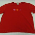 Women's Size Large Basic Editions Red Shirt