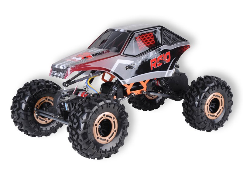 Redcat Rockslide RS10 XT Crawler 2.4 GHz - Red (ROCKSLIDE-RS10-XT-24-RED)