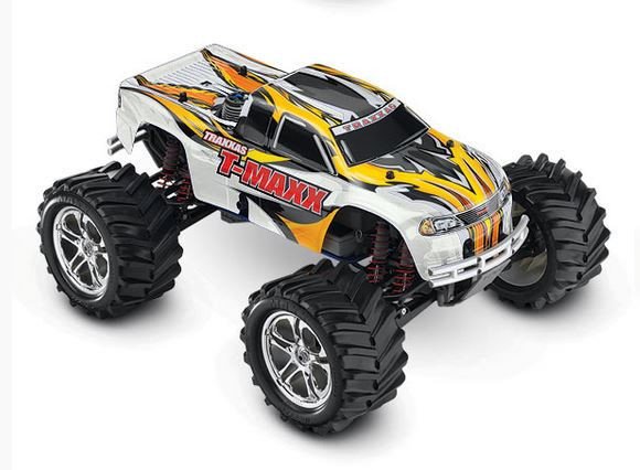 Traxxas T-Maxx Classic 1/10-Scale Nitro-Powered 4WD Monster Truck ...