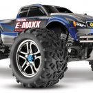 Traxxas E-Maxx Brushless 1/10 Scale Electric 4WD Monster Truck - Blue (TRA39087-3 Blue)