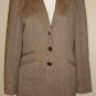 RALPH LAUREN Silk Linen Herringbone Blazer Jacket.6 USA