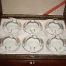 Set of 6 Vintage Japanese Arita Ashtrays.FUKAGAWA.1950s