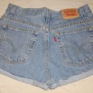 Vtg.LEVI'S High Waist Jeans Cut off Shorts.USA. 10 L