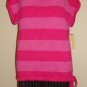 NWT $89 MICHAEL KORS Striped Sleeveless Top. M 4 6