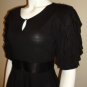 NWT ALLEN B. By Allen Schwartz Black Jersey Top. S 4 6