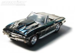 1967 Corvette Convertible - Chrome with Black Flames