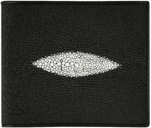 Genuine Stingray Leather Wallet USW04P Black