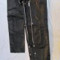 Solid Leather Motorcycle Chaps XS