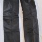 Solid Leather Motorcycle Chaps XS