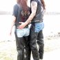 Solid Leather Motorcycle Chaps  XL