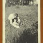 VINTAGE PHOTO 1920'S FATHER & BABY GIRL WHITE DRESS  AE
