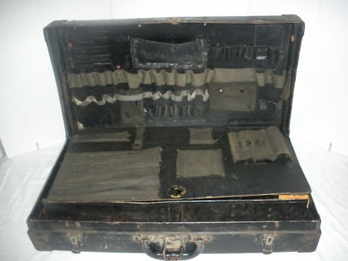 ORIG U.S. ARMY SIGNAL CORPS TOOL KIT CASE TE-50B BC 522