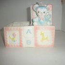 VINTAGE JAPAN NAPCOWARE MUSIC BOX TEDDY BEAR PLANTER