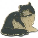 Black & White Cat Lapel Pin