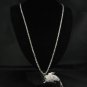 SN047 Crystal Dolphin Silver Pendant Necklace Best Gift Idea
