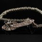 SN049 Crystal Sandal Silver Pendant Necklace Best Gift Idea