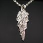 SN055 Crystal Shell Dangle Silver Pendant Necklace Best Gift Idea