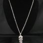 SN055 Crystal Shell Dangle Silver Pendant Necklace Best Gift Idea