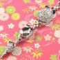 SN058 Crystal Mouse Dangle Silver Pendant Necklace Best Gift Idea