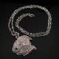 SN064 Crystal Fairy Fish Silver Pendant Necklace Best Gift Idea