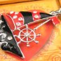 SN348 Crystal Sailing Boat Silver Pendant Necklace Best Gift Idea