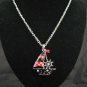 SN348 Crystal Sailing Boat Silver Pendant Necklace Best Gift Idea