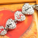 SN347 Crystal Love Forever Silver Pendant Necklace Best Gift Idea
