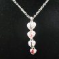 SN347 Crystal Love Forever Silver Pendant Necklace Best Gift Idea