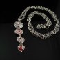 SN347 Crystal Love Forever Silver Pendant Necklace Best Gift Idea