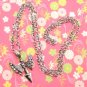 SN083 Crystal Bat Cross Silver Pendant Necklace Best Gift Idea