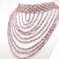 SN091 Elegant Purple Cocktail Victorian Style Beads Necklace Best Gift Idea