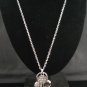 SN103 Elegant Crystal Heart Key Silver Pendant Necklace Best Gift Idea