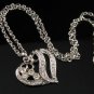 SN105 Elegant Crystal Heart Silver Pendant Necklace Best Gift Idea