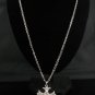 SN107 Elegant  Crystal Cross Silver Pendant Necklace Best Gift Idea