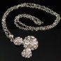SN118 Elegant Crystal Silver Pendant Necklace Best Gift Idea
