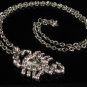 SN119 Elegant Crystal Scorpion Silver Pendant Necklace Best Gift Idea