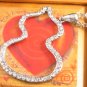 SN120 Elegant  Crystal Calabash Silver Pendant Necklace Best Gift Idea