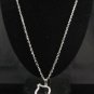 SN120 Elegant  Crystal Calabash Silver Pendant Necklace Best Gift Idea