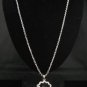 SN126 Elegant Crystal I Love You Heart Silver Pendant Necklace Best Gift Idea