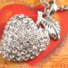 SN133 Elegant  Crystal Silver Berry Pendant Necklace Best Gift Idea