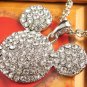 SN141 Elegant Crystal Silver Pendant Necklace Best Gift Idea